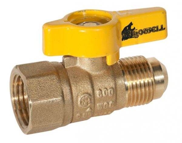 H1022 brass gas stop