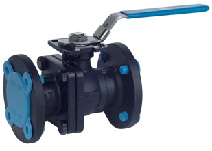 H51F flanged ball valve in carbon steel