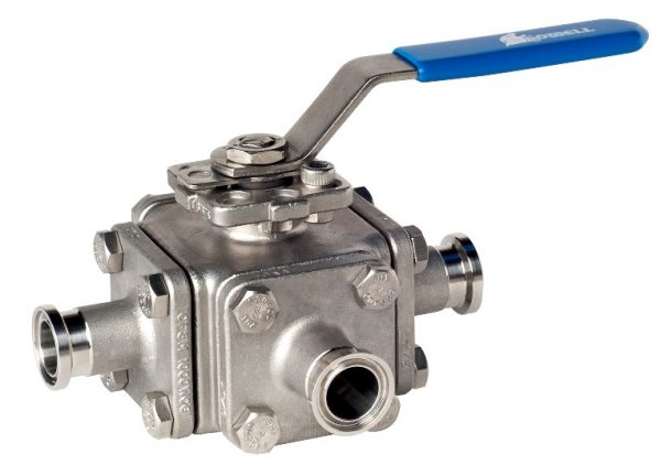 HSP2BT Three Way ball valve